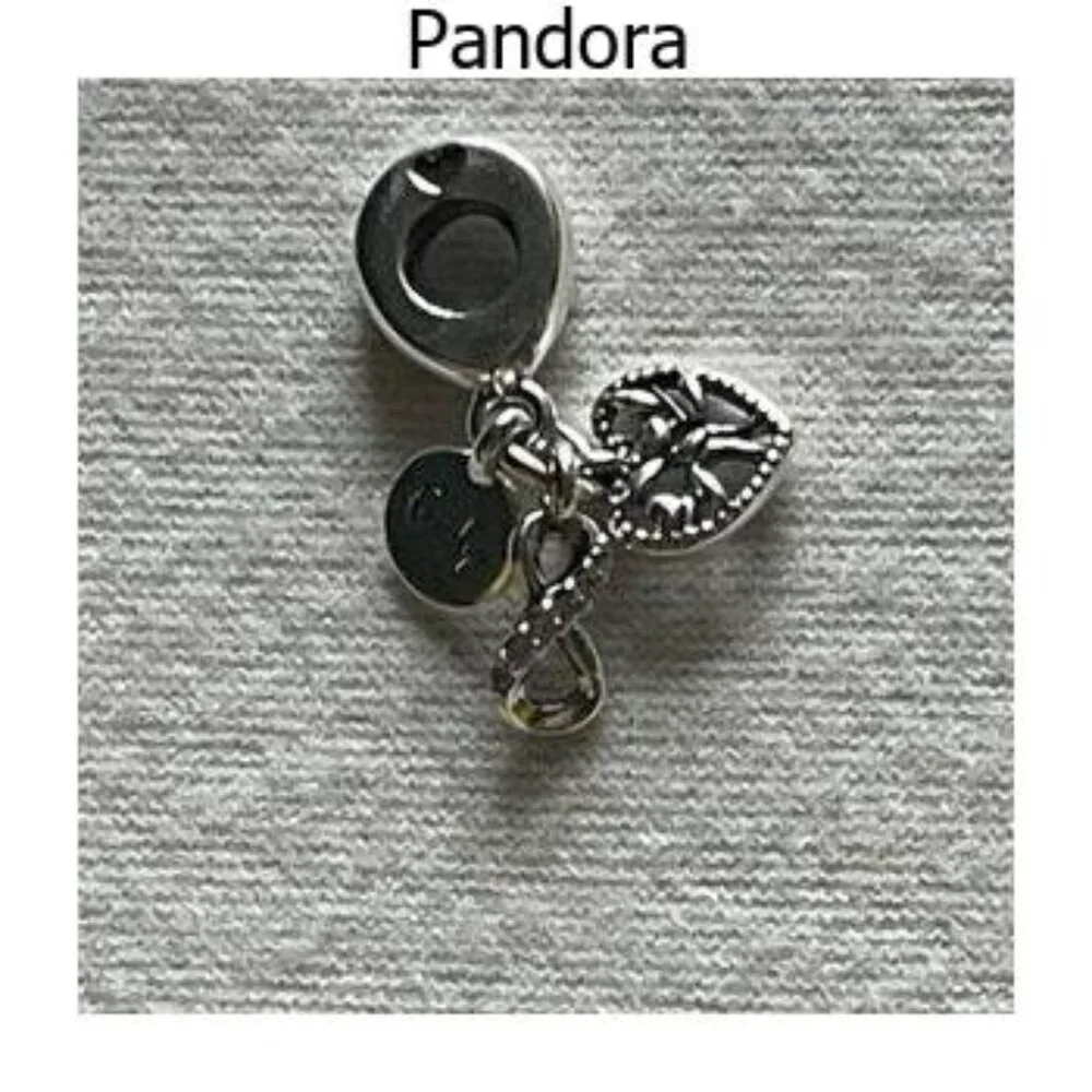 Authentic Pandora Family Infinity Triple Dangle Charm